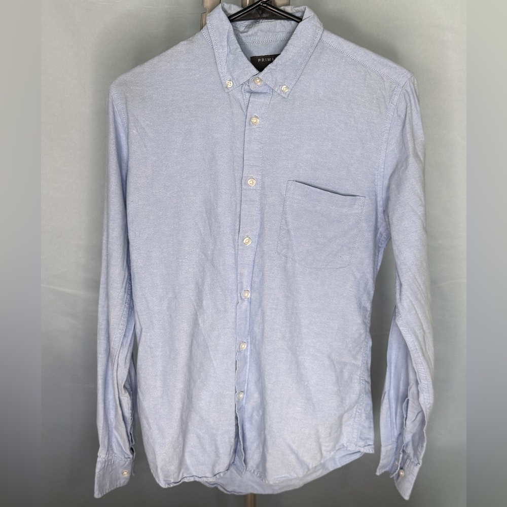 Primark Light Blue Casual Button Down Shirt